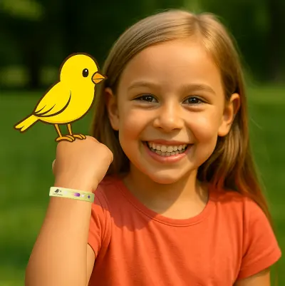 Girl with band